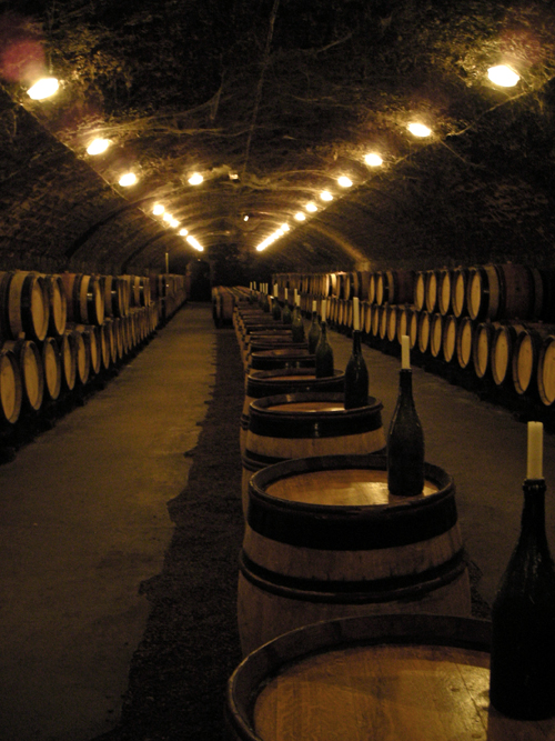 burgundy cave