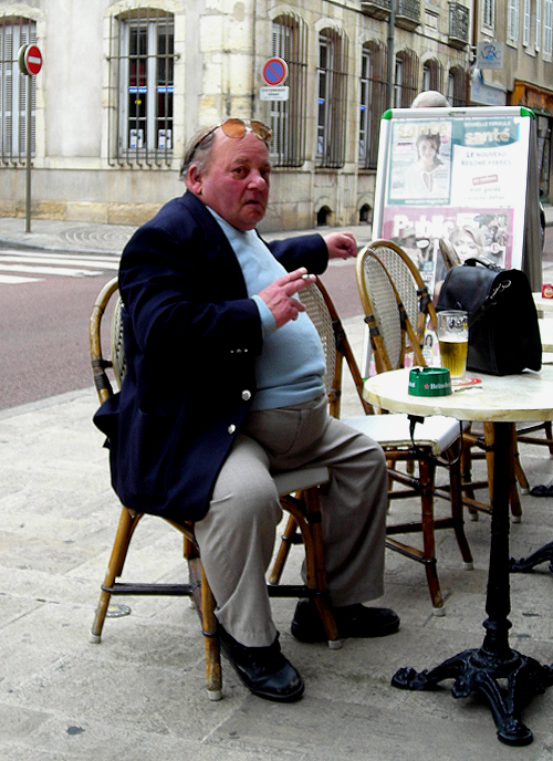 Fat People Drinking Beer. fat man