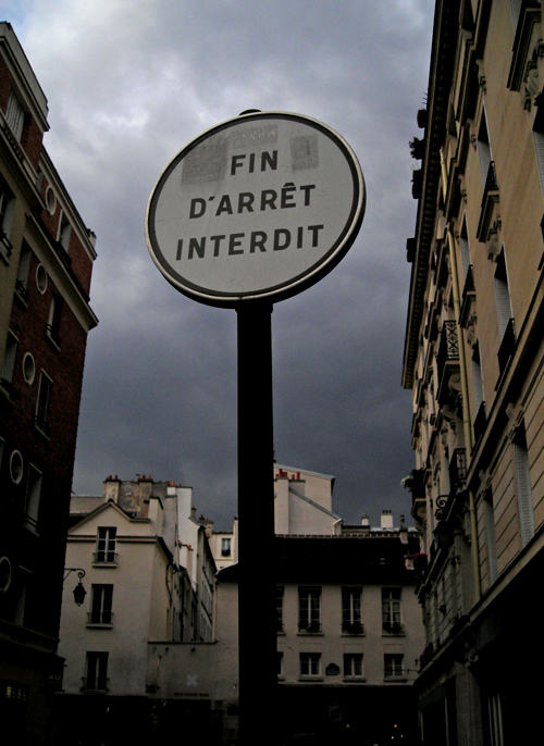 marais street sign 
